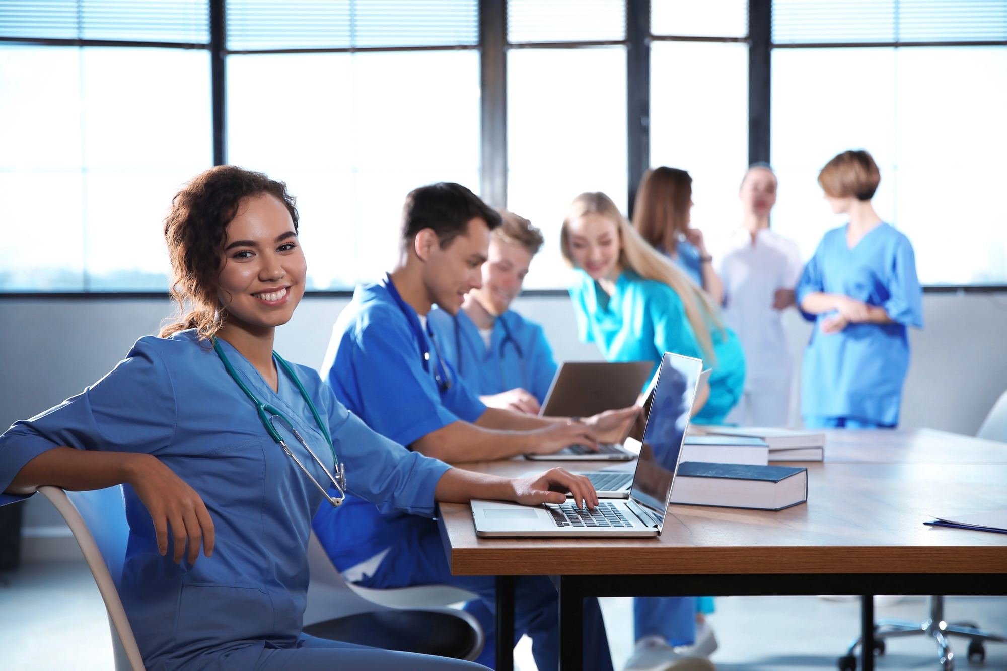 NCLEX preparation session featuring a practice test designed to build confidence before exam day