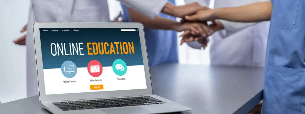 E-learning website with brisk sofware for student to study on the internet Nursing student feeling overwhelmed while studying for the NCLEX exam, highlighting the need for effective NCLEX Remediation strategies